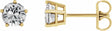 14K Yellow Gold 1/2 CTW Natural Diamond Stud Earrings