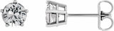 14K White Gold 1/2 CTW Natural Diamond Stud Earrings