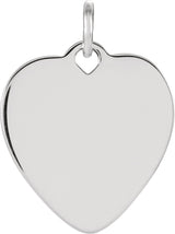 Sterling Silver Heart Charm