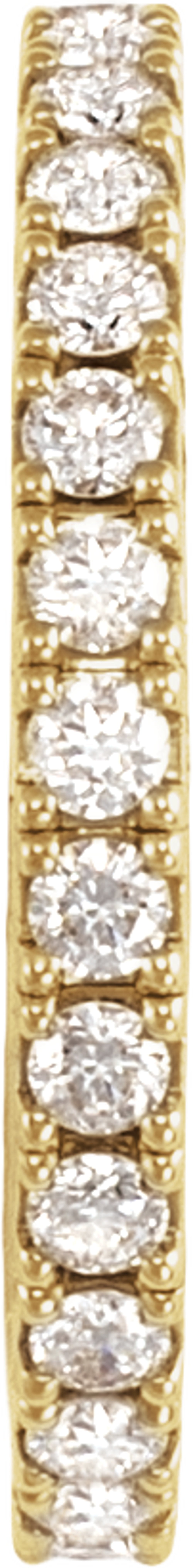 14K Yellow Gold 1 CTW Lab-Grown Diamond Flexible Eternity Band Size 7