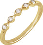 14K Yellow Gold 1/8 CTW Natural Diamond Anniversary Band