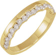 14K Yellow Gold 3/8 CTW Lab-Grown Diamond Anniversary Band