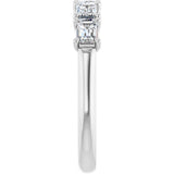 14K White Gold 1 1/4 CTW Lab-Grown Diamond Anniversary Band