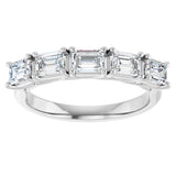 14K White Gold 1 1/4 CTW Natural Diamond Anniversary Band