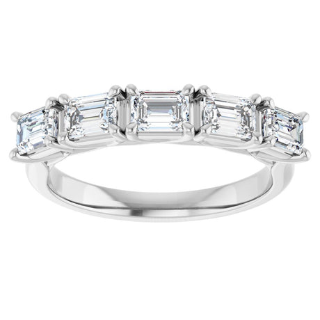 14K White Gold 1 1/4 CTW Natural Diamond Anniversary Band