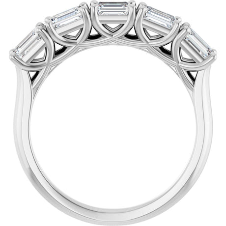 14K White Gold 1 1/4 CTW Natural Diamond Anniversary Band