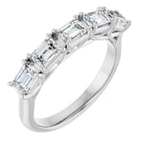 14K White Gold 1 1/4 CTW Natural Diamond Anniversary Band