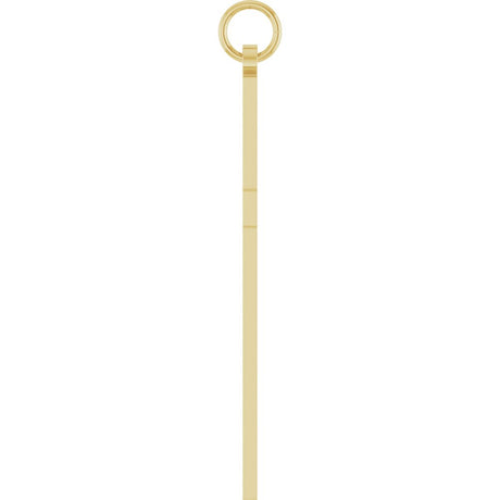 14K Yellow Gold Cross Pendant