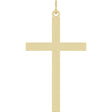 14K Yellow Gold Cross Pendant