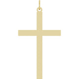 14K Yellow Gold Cross Pendant