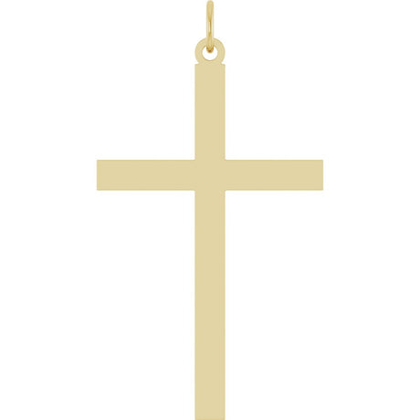 14K Yellow Gold Cross Pendant