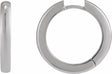 Sterling Silver Hinged 20 mm Hoop Earrings