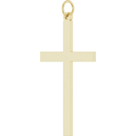 14K Yellow Gold Cross Pendant