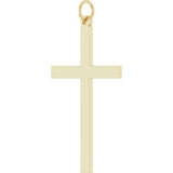 14K Yellow Gold Cross Pendant