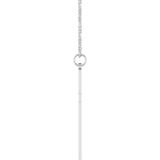 Sterling Silver Cross 18" Necklace