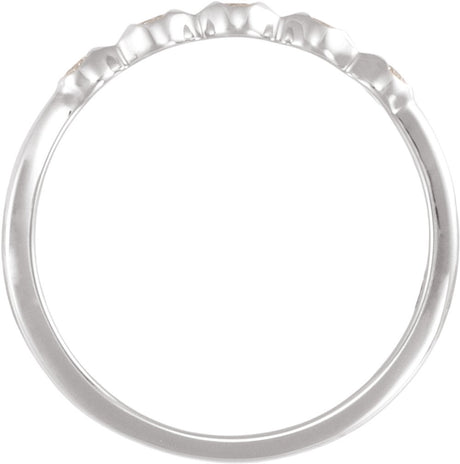 14K White Gold 1/8 CTW Lab-Grown Diamond Anniversary Band