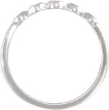 14K White Gold 1/8 CTW Lab-Grown Diamond Anniversary Band