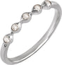 14K White Gold 1/8 CTW Lab-Grown Diamond Anniversary Band