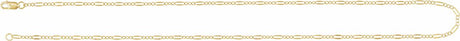 14K Yellow Gold-Filled 2.3 mm Dapped Cable 20" Chain