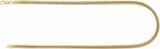 14K Yellow Gold-Filled 4.8 mm Oval Snake 16" Chain