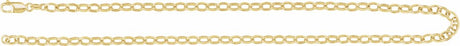 14K Yellow Gold-Filled 5 mm Rolo 16" Chain