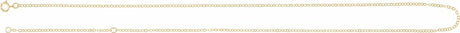 14K Yellow Gold-Filled 1.5 mm Flat 16-18" Cable Chain