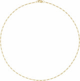 14K Yellow Gold-Filled 1.5 mm Figaro 18" Chain