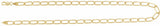 14K Yellow Gold-Filled 5.7 mm Elongated Curb 18" Chain