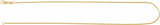 14K Yellow Gold-Filled 1.2 mm Round Snake 20" Chain