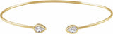 14K Yellow Gold 1/2 CTW Natural Diamond Bangle Bracelet