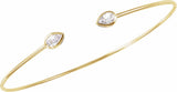 14K Yellow Gold 1/2 CTW Natural Diamond Bangle Bracelet