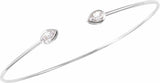 14K White Gold 1/2 CTW Lab-Grown Diamond Bangle Bracelet