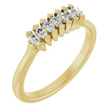 14K Yellow Gold 1/4 CTW Lab-Grown Diamond Anniversary Band
