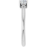 14K White Gold 1/4 CTW Lab-Grown Diamond Anniversary Band