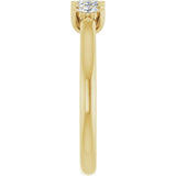 14K Yellow Gold 1/4 CTW Lab-Grown Diamond Anniversary Band