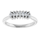 14K White Gold 1/4 CTW Lab-Grown Diamond Anniversary Band