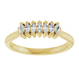 14K Yellow Gold 1/4 CTW Lab-Grown Diamond Anniversary Band