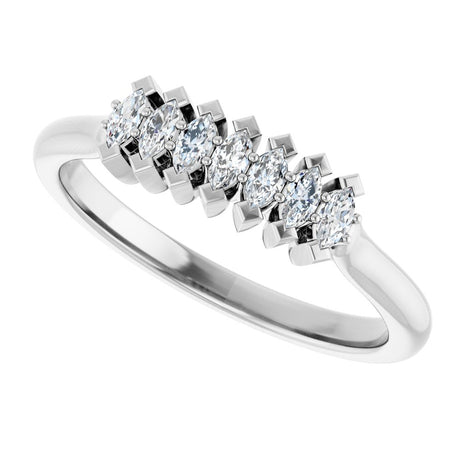 14K White Gold 1/4 CTW Lab-Grown Diamond Anniversary Band