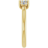 14K Yellow Gold 1/3 CTW Lab-Grown Diamond Anniversary Band