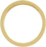 14K Yellow Gold Pierced Greek Key Band