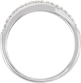 14K White Gold 1/3 CTW Lab-Grown Diamond Anniversary Band