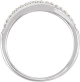 14K White Gold 1/3 CTW Lab-Grown Diamond Anniversary Band