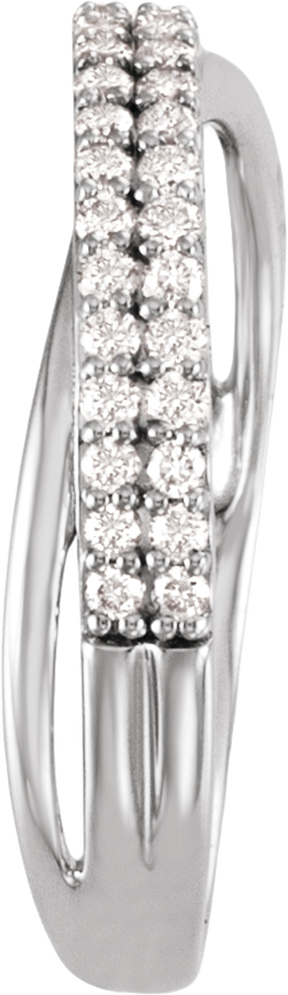 14K White Gold 1/3 CTW Natural Diamond Anniversary Band