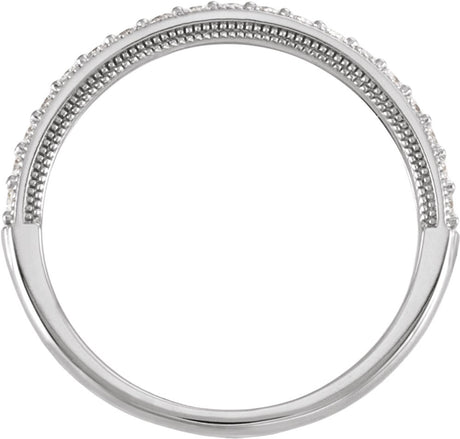 Milgrain Edge Anniversary Band