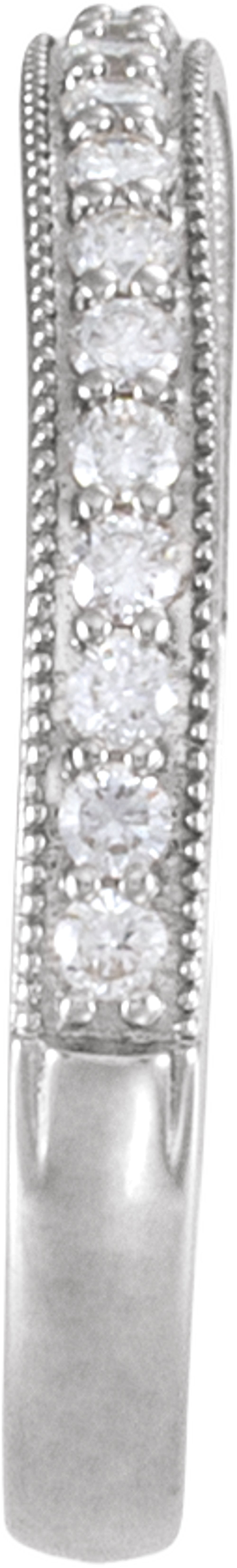 Milgrain Edge Anniversary Band