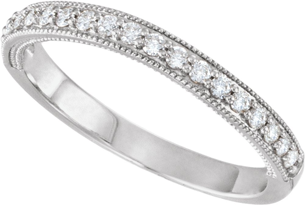 Milgrain Edge Anniversary Band