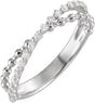 14K White Gold 1/4 CTW Lab-Grown Diamond Anniversary Band