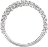 14K White Gold 1/4 CTW Lab-Grown Diamond Anniversary Band