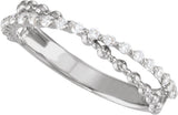 14K White Gold 1/4 CTW Lab-Grown Diamond Anniversary Band