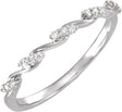 14K White Gold 1/8 CTW Lab-Grown Diamond Anniversary Band